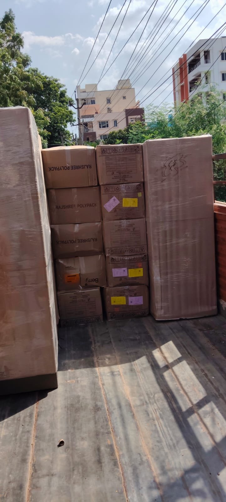 Loaded Household Goods - Siva Krishna Packers and Movers Vijayawada
