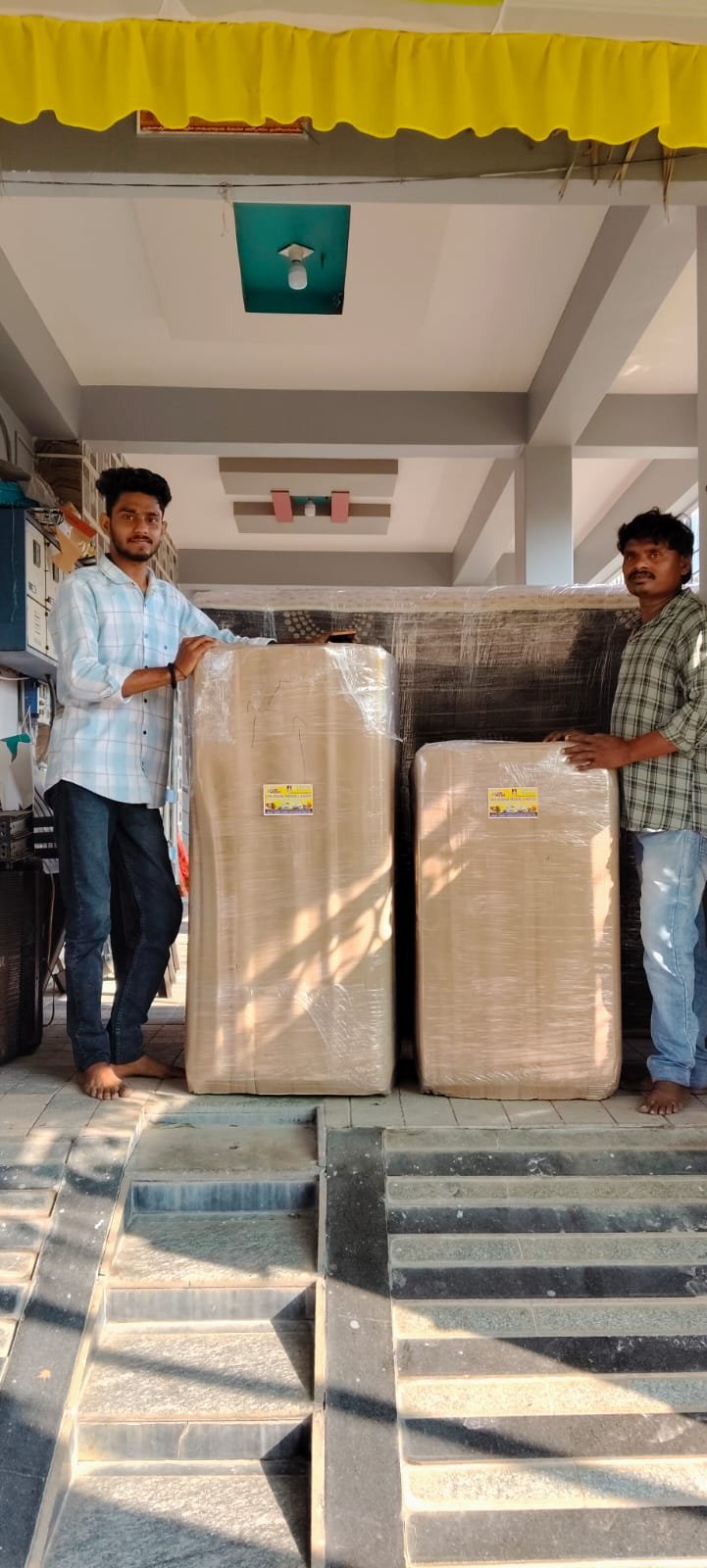 Wrapped Household Items - Siva Krishna Packers and Movers Vijayawada